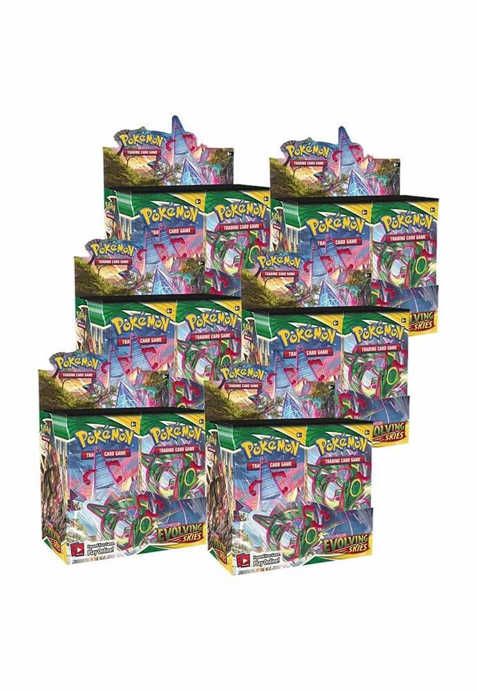Pokémon TCG: Sword & Shield – Evolving Skies Booster Box Case (6 Booster Boxes)