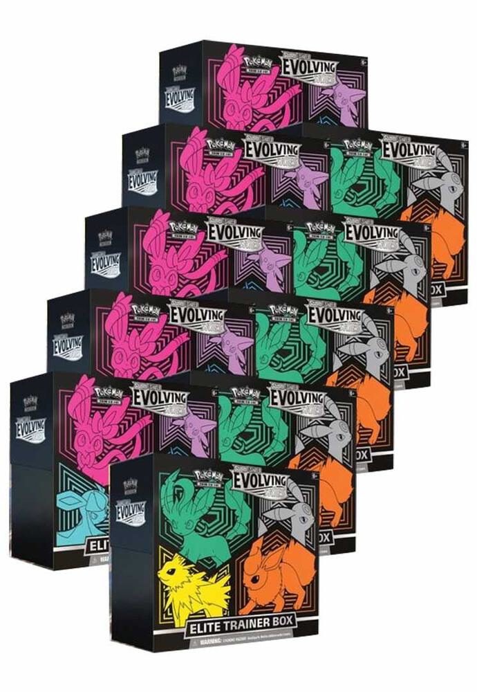 Evolving Skies Elite Trainer Box Sealed Case