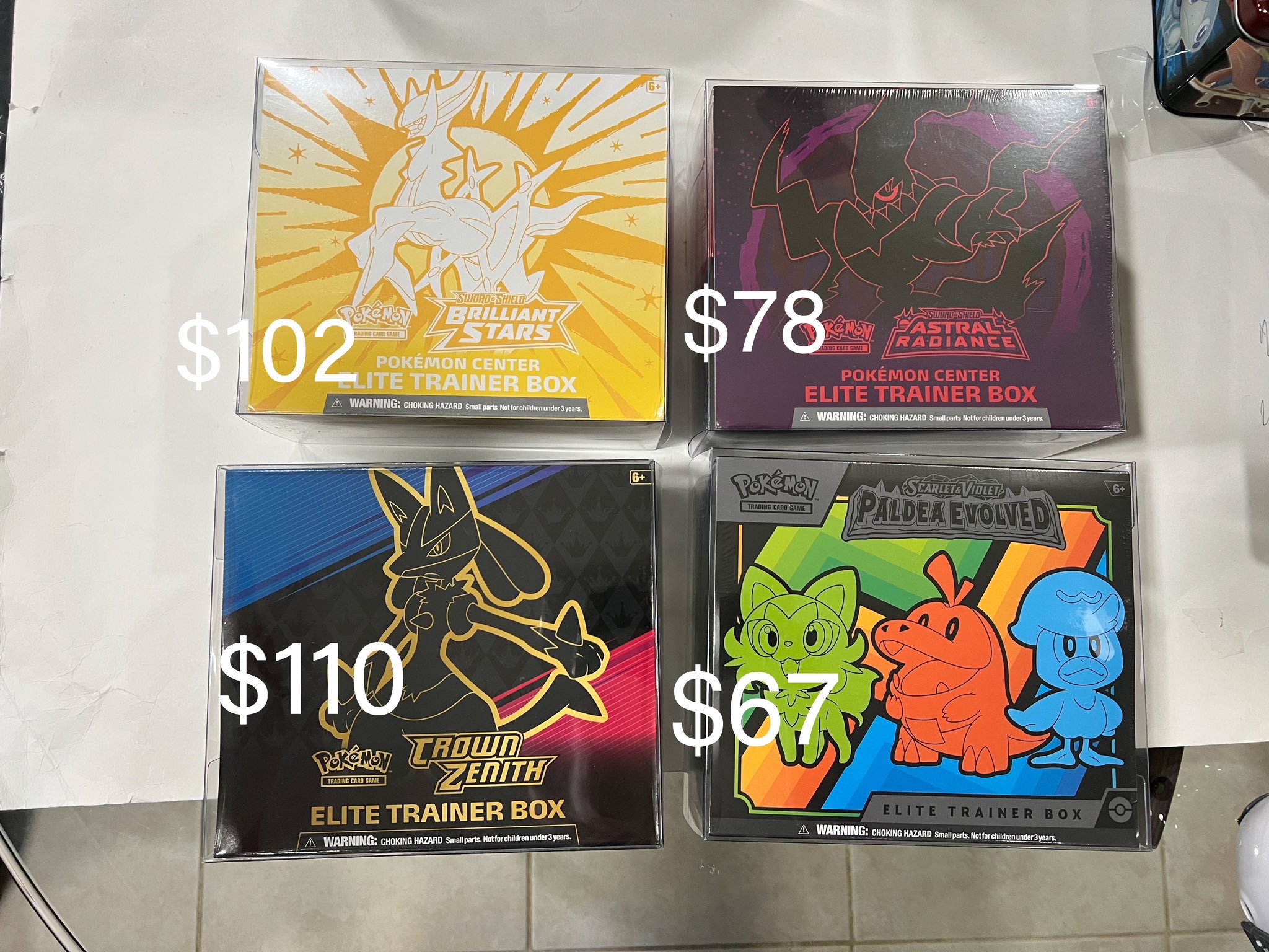 🔥 Mixed Pokémon Elite Trainer Box (ETB) Slab Bundle – Collector’s Choice 🧊⚡🔥